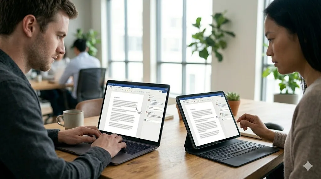 real time document collaboration with multiple users editing simultaneously