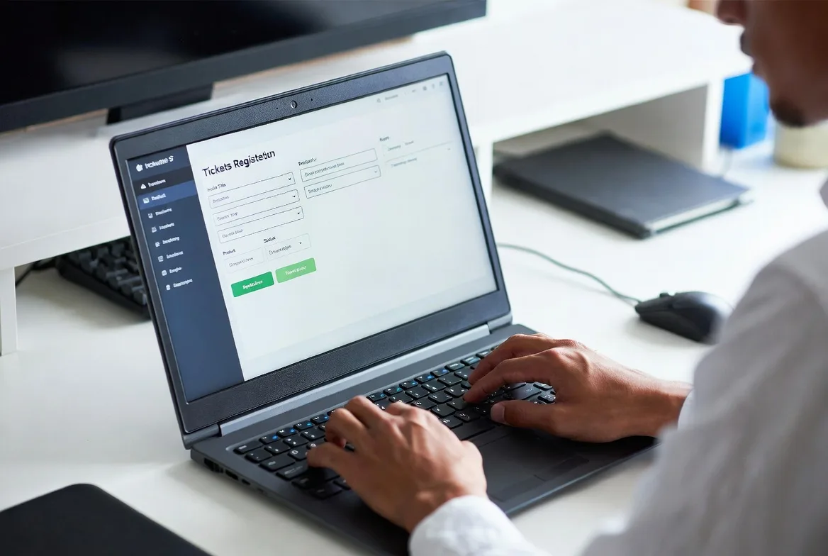 logging IT incident in service desk ticketing system