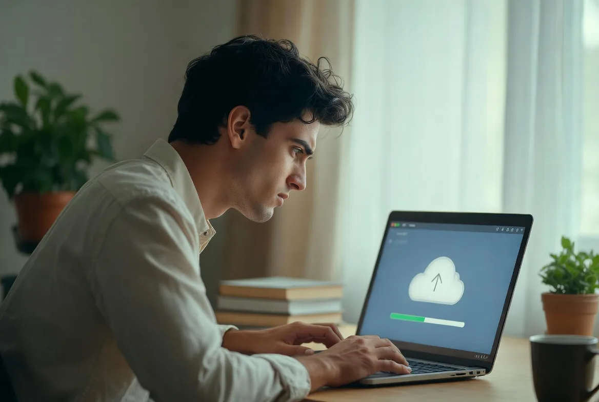 uploading large file to cloud storage service