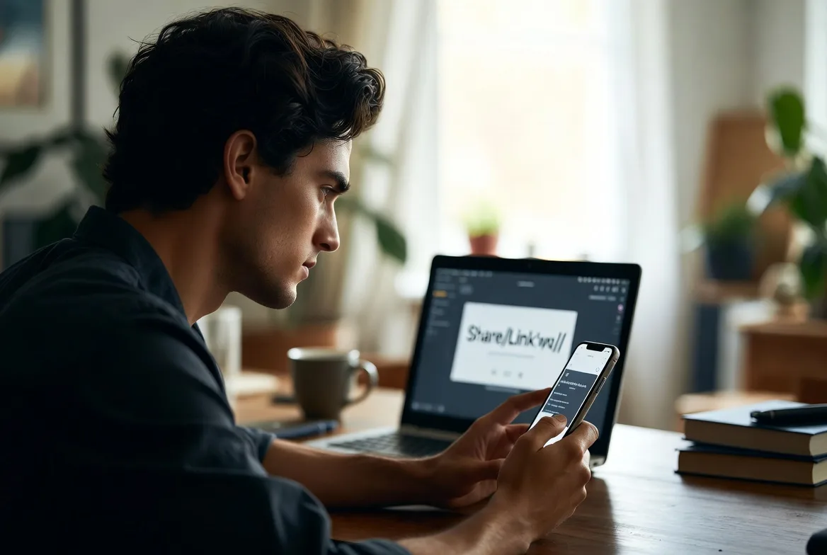 sharing large file using generated download link
