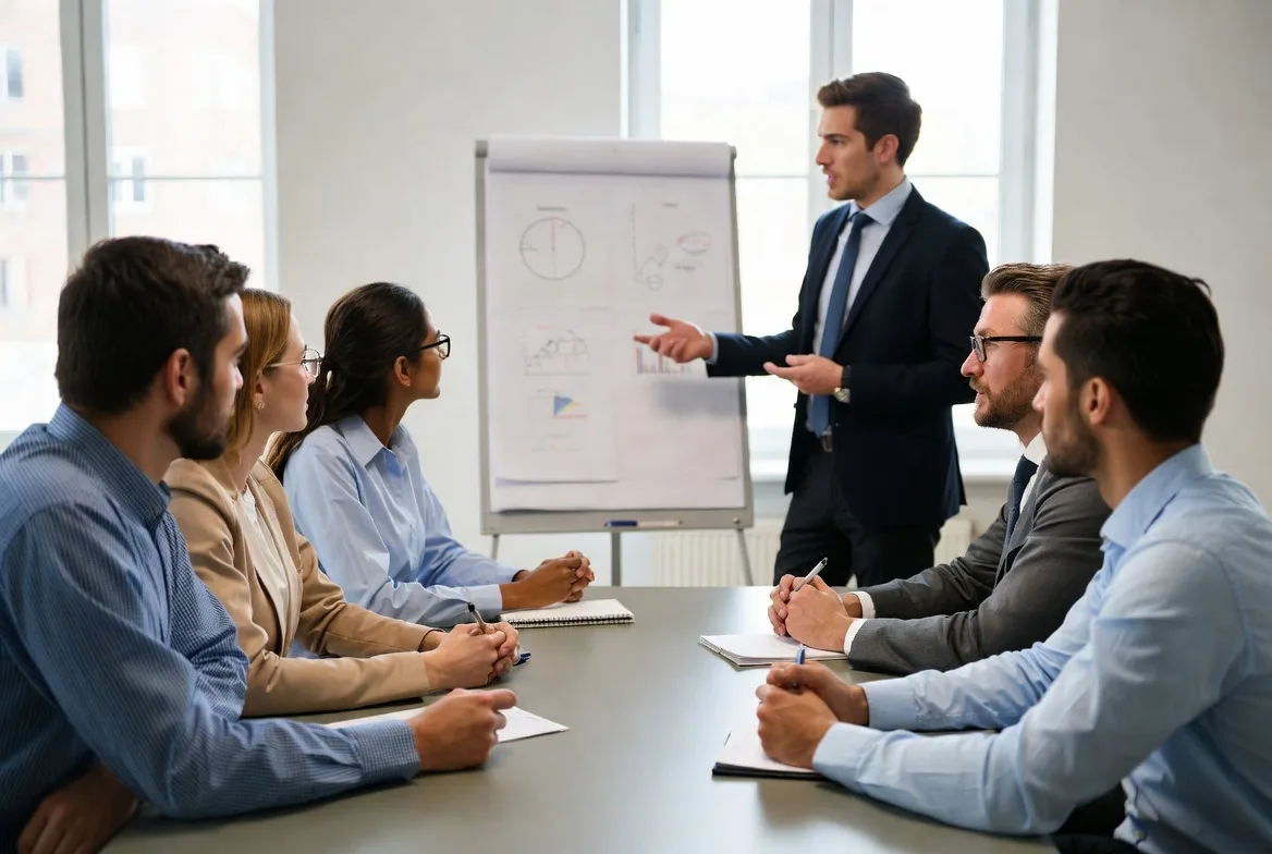 manager communicating change strategy to team effectively