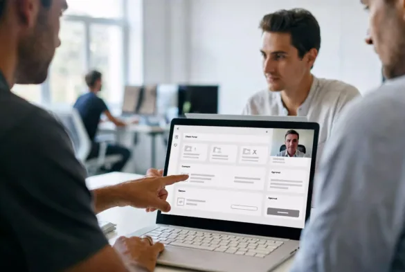 Centralized client collaboration replaces scattered communication