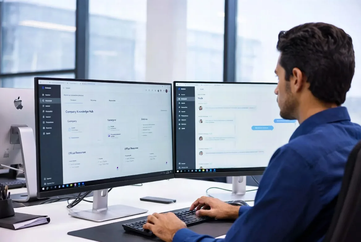 Stable knowledge and live communication serve different needs