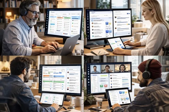 Remote teams work best with clear systems and shared visibility